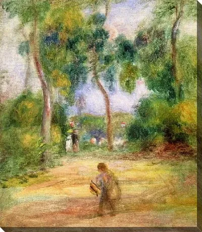 Картина маслом Пейзаж с фигурами