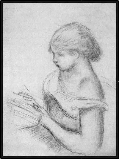 Картина Читающая девочка №2