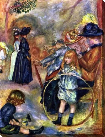 Картина маслом В Люксембургском саду