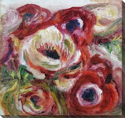 Картина маслом Анемоны №6