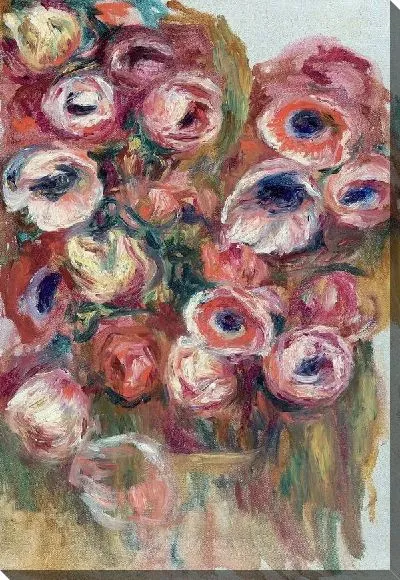 Картина маслом Анемоны №8