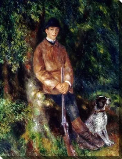 Картина маслом Альфред Бернард и его собака