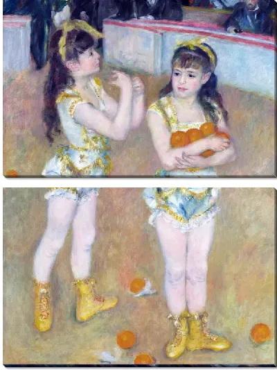 Модульная картина Акробатки