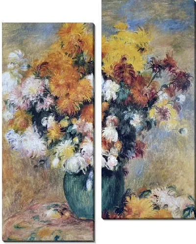 Модульная картина Букет хризантем