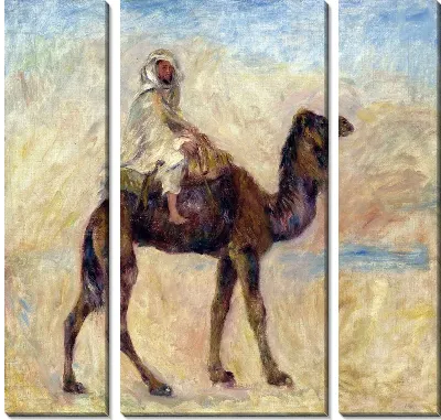 Модульная картина Наездник на верблюде