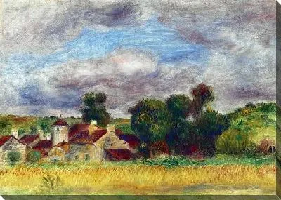 Картина маслом Облачный день №2