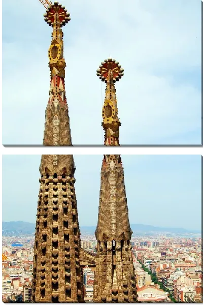 Модульная картина Храм Святого Семейства