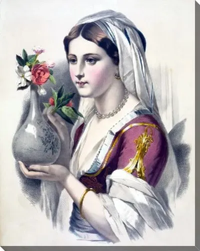 Картина Девушка с вазой