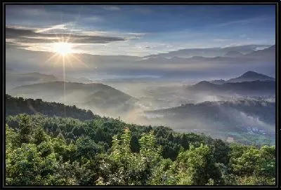 Рассвет над горами