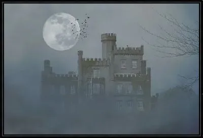 Картина Замок в лунную ночь