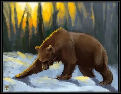 Картина Медведь (The bear)