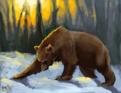 Плакат Медведь (The bear)