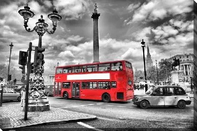 Постер Автобус в Лондоне (Bus in London) №3