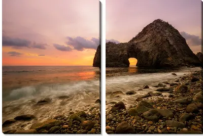 Модульная картина Морской утес (Sea rock)