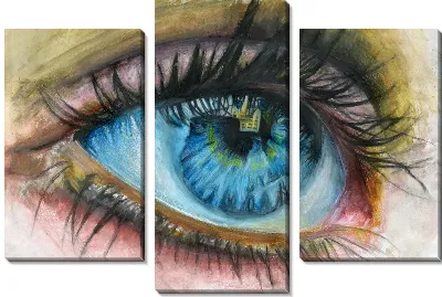 Модульная картина Глаз (Eye) №3