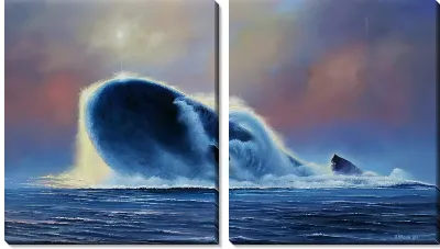 Модульная картина Подводная лодка (Submarine) №2