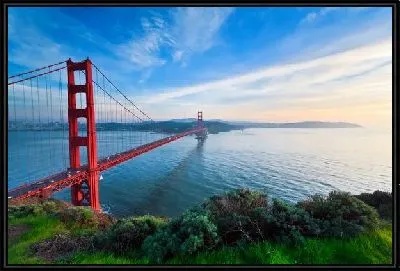Картина Мост Золотые Ворота (The Golden Gate Bridge) №2