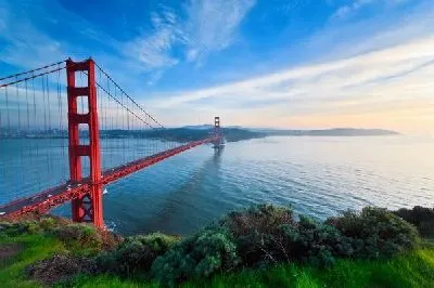 Плакат Мост Золотые Ворота (The Golden Gate Bridge) №2