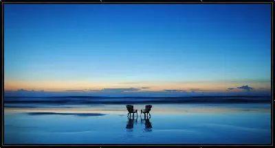 Картина Опустевший пляж (Deserted beach)