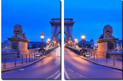 Модульная картина Вечерний Будапешт (Evening Budapest)