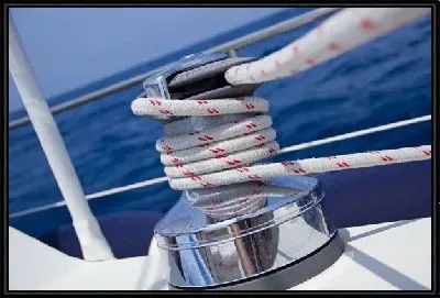 Картина Лебедка на яхте (Winch on yacht)