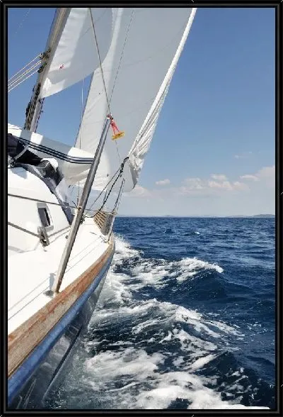 Картина Яхта на волнах (Yacht on the waves) №2