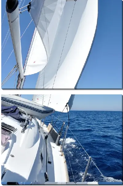 Модульная картина Яхта в море (Yacht in the sea) №3