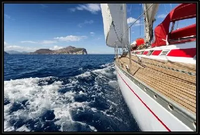 Яхта в море (Yacht in the sea) №4