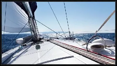 Яхта в море (Yacht in the sea) №6