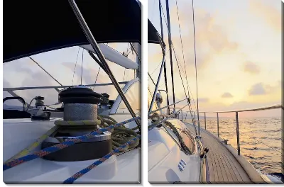 Модульная картина Яхта в море (Yacht in the sea) №7