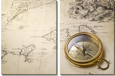 Карта и компас (Map and compass) №3