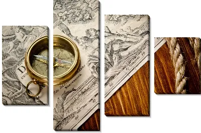 Карта и компас (Map and compass) №5