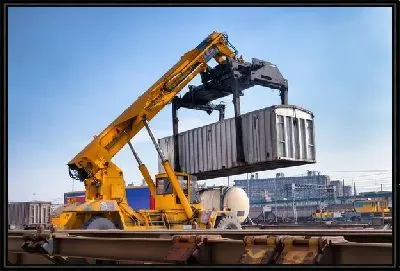 Картина Погрузка контейнеров №4