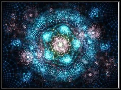 Картина Фрактал буйство морской волны