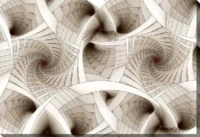 Постер Фрактал лестница