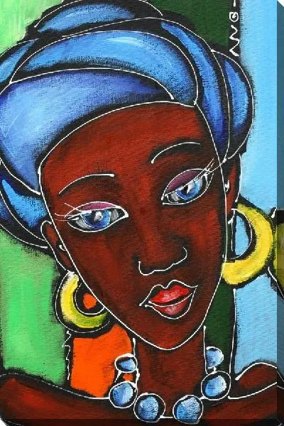 Картина маслом Африканская женщина