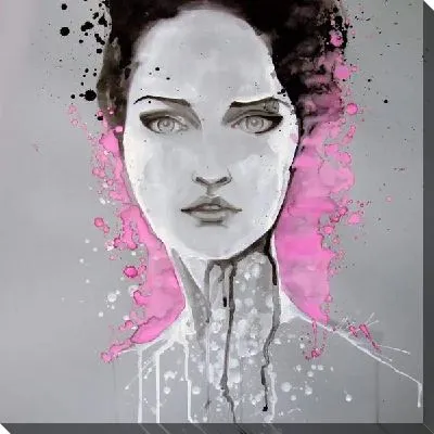 Картина маслом Рисунок девушки №6