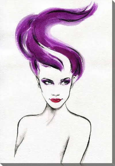 Картина маслом Рисунок девушки №8