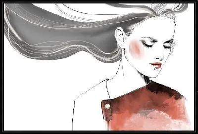 Картина Рисунок девушки №11