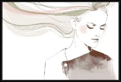 Картина Рисунок девушки №12
