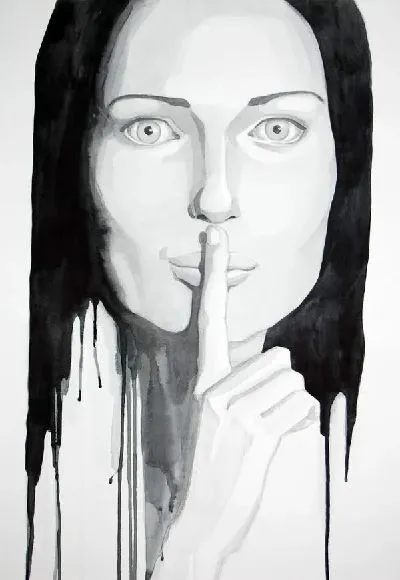 Плакат Рисунок девушки №28