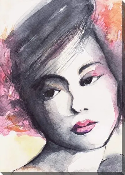 Картина маслом Рисунок девушки №29