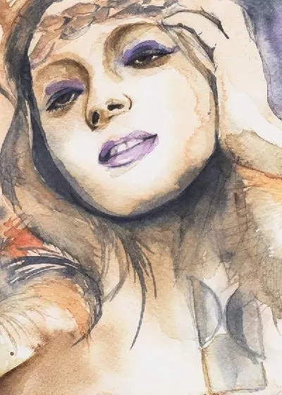 Плакат Рисунок девушки №30