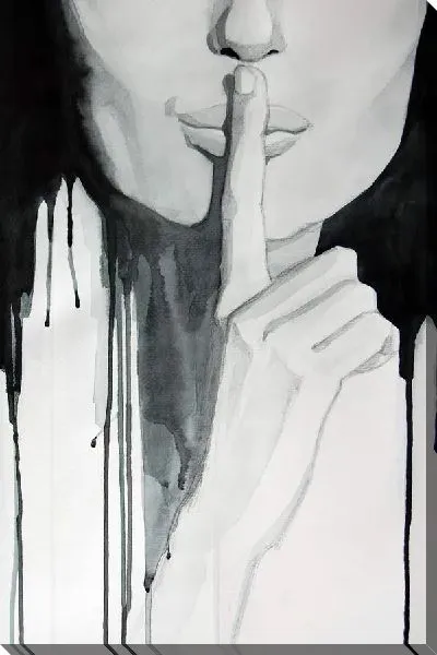 Картина маслом Рисунок девушки №31