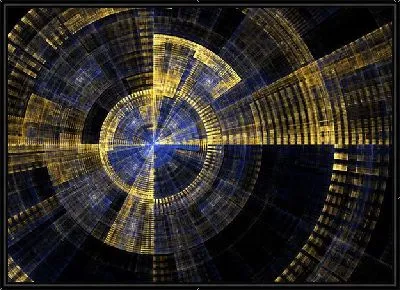 Картина Фрактал механизм времени