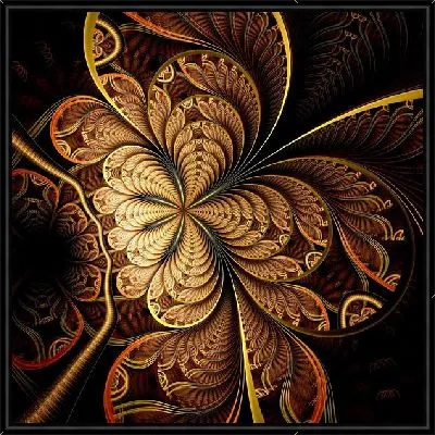 Картина Фрактал полет бабочки