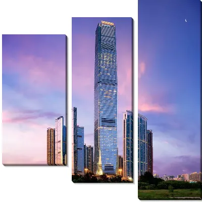 Модульная картина Гонконг №27