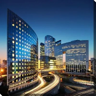 Постер Ночной мегаполис