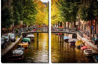 Модульная картина Амстердам