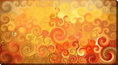 Картина маслом Арт вихри желтого